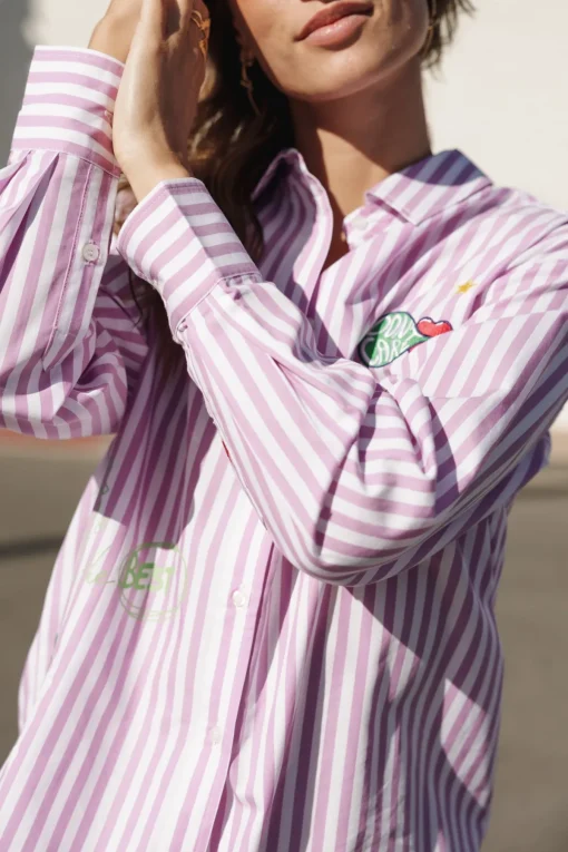 Tops & Shirts*Freeman T. Porter Chella Summer Patches lilac