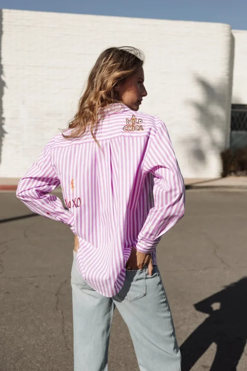 Tops & Shirts*Freeman T. Porter Chella Summer Patches lilac