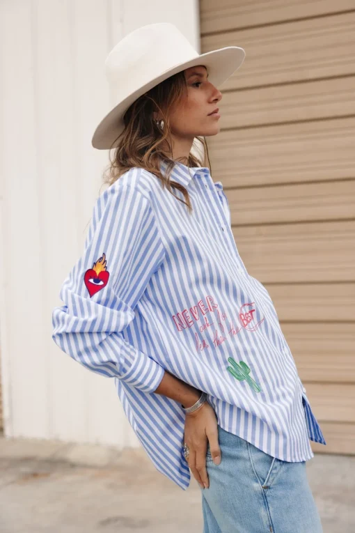 Tops & Shirts*Freeman T. Porter Chella Summer Patches granadasky
