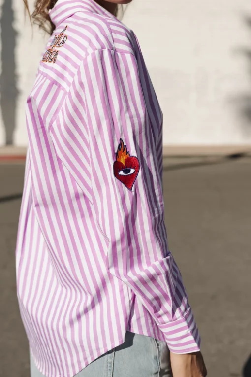 Tops & Shirts*Freeman T. Porter Chella Summer Patches lilac