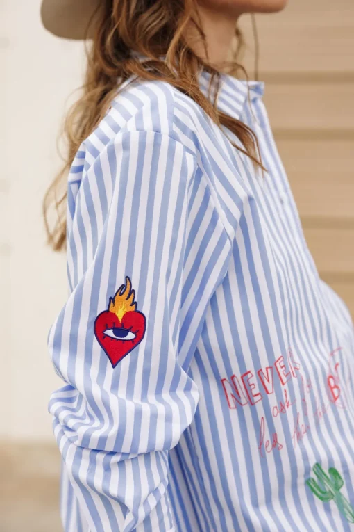 Tops & Shirts*Freeman T. Porter Chella Summer Patches granadasky