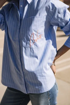 Tops & Shirts*Freeman T. Porter Chestine Boyfriend babyblue