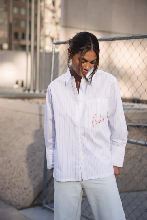 Tops & Shirts*Freeman T. Porter Chestine Boyfriend white
