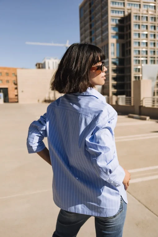 Tops & Shirts*Freeman T. Porter Chestine Boyfriend babyblue