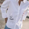 Tops & Shirts*Freeman T. Porter Chestine Boyfriend Graf snowwhite