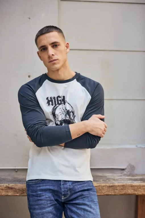 T-Shirts & Polos*Freeman T. Porter Christopher High Density offwhite