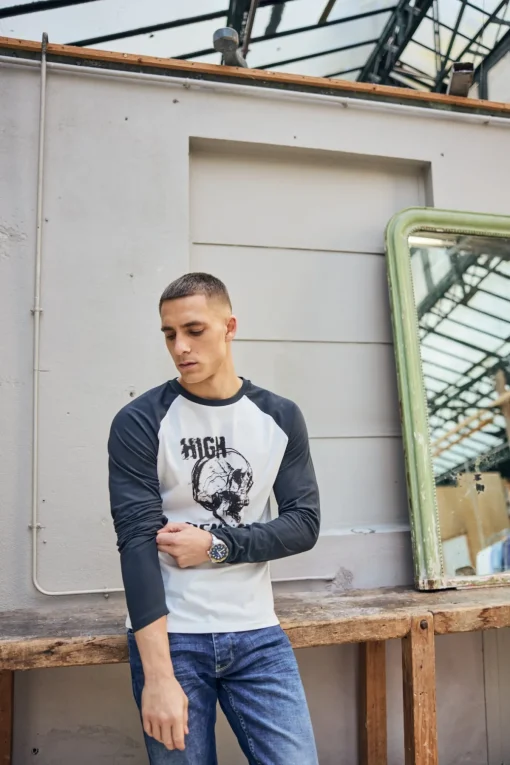 T-Shirts & Polos*Freeman T. Porter Christopher High Density offwhite