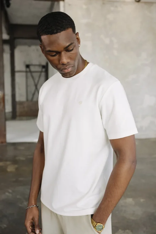T-Shirts & Polos*Freeman T. Porter Chuck Frill offwhite