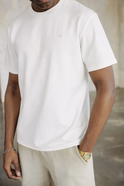 T-Shirts & Polos*Freeman T. Porter Chuck Frill offwhite