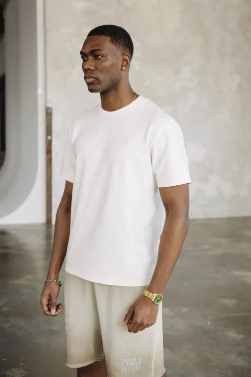 T-Shirts & Polos*Freeman T. Porter Chuck Frill offwhite