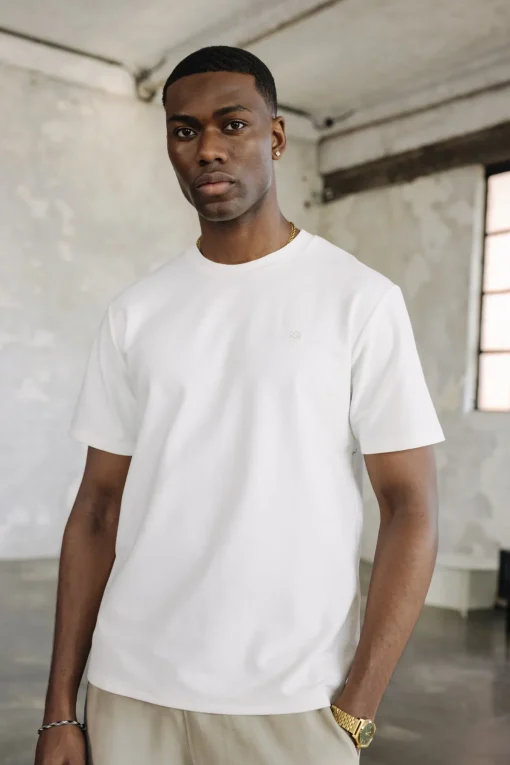 T-Shirts & Polos*Freeman T. Porter Chuck Frill offwhite