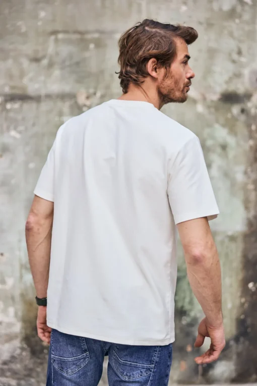 T-Shirts & Polos*Freeman T. Porter Chuck Frill offwhite