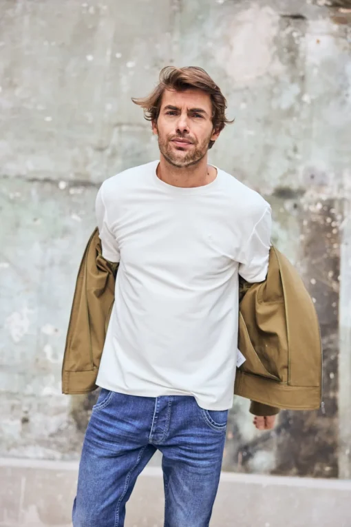 T-Shirts & Polos*Freeman T. Porter Chuck Frill offwhite