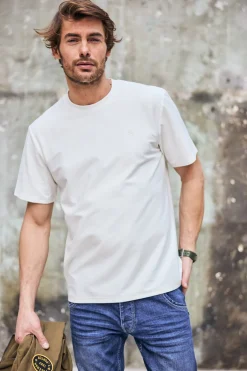T-Shirts & Polos*Freeman T. Porter Chuck Frill offwhite