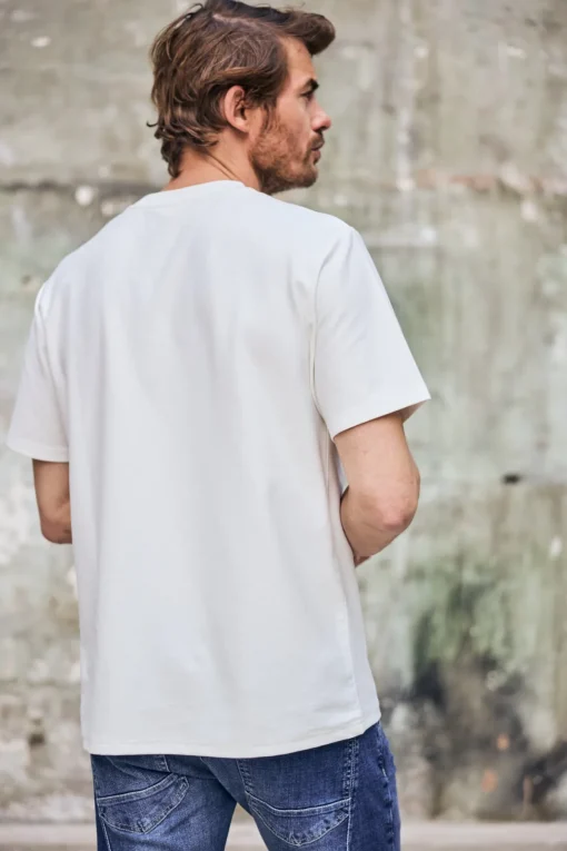 T-Shirts & Polos*Freeman T. Porter Chuck Frill offwhite