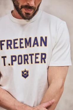 T-Shirts & Polos*Freeman T. Porter Chuck Neon ecru