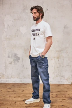 T-Shirts & Polos*Freeman T. Porter Chuck Neon ecru