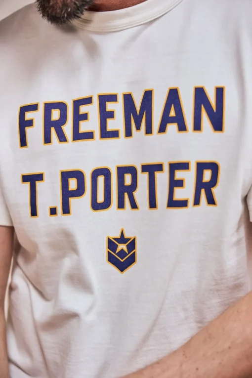 T-Shirts & Polos*Freeman T. Porter Chuck Neon ecru