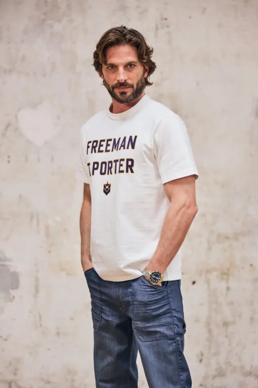 T-Shirts & Polos*Freeman T. Porter Chuck Neon ecru
