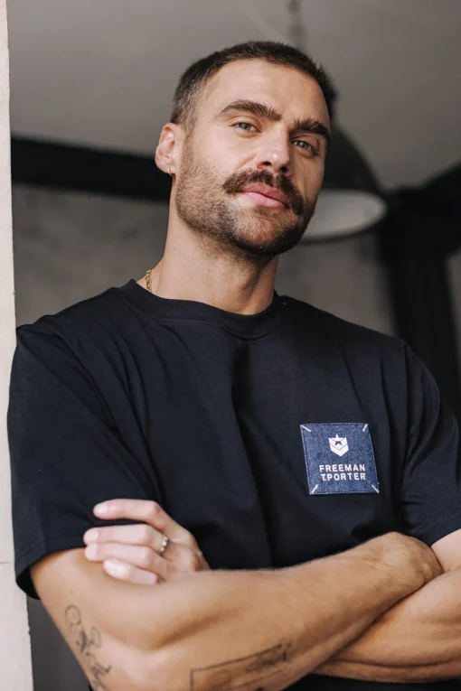 T-Shirts & Polos*Freeman T. Porter Chuck Patch black