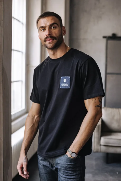 T-Shirts & Polos*Freeman T. Porter Chuck Patch black