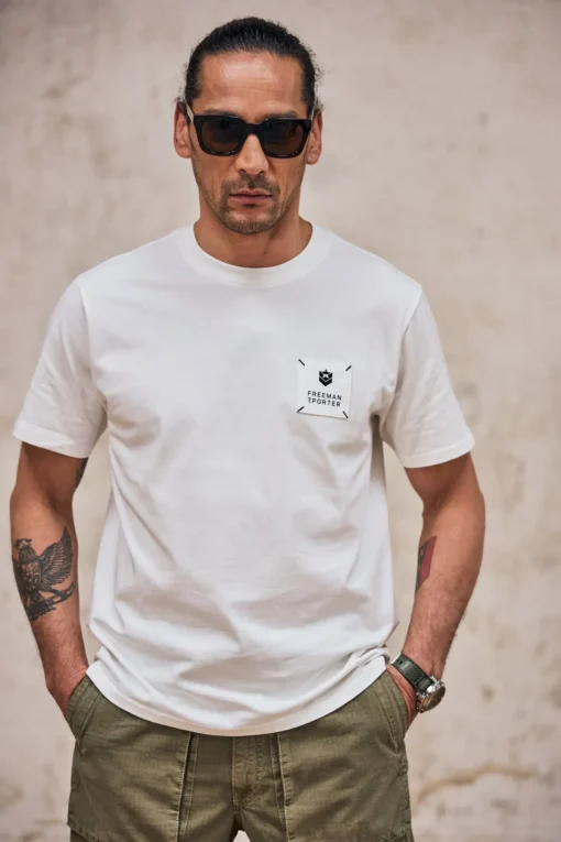 T-Shirts & Polos*Freeman T. Porter Chuck Patch white