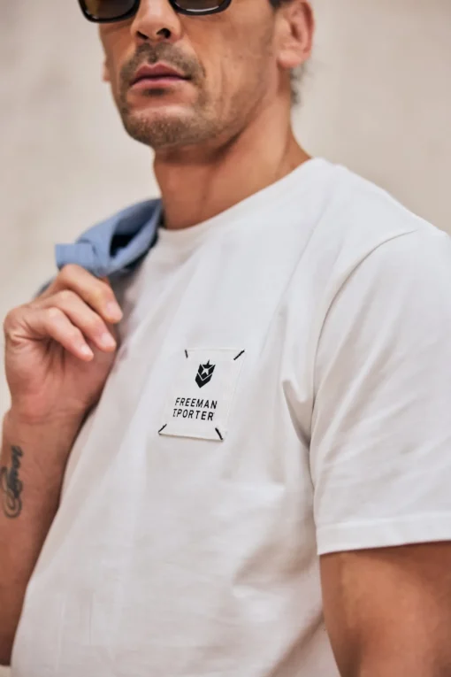 T-Shirts & Polos*Freeman T. Porter Chuck Patch white