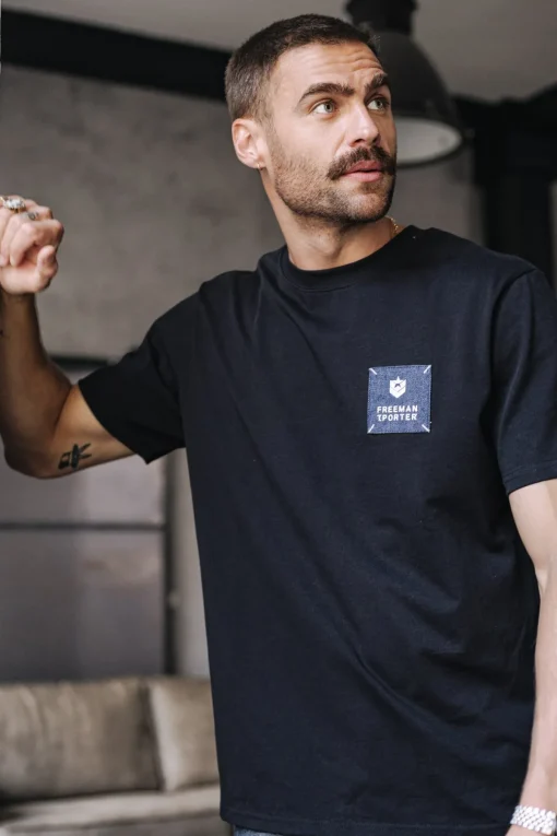 T-Shirts & Polos*Freeman T. Porter Chuck Patch black