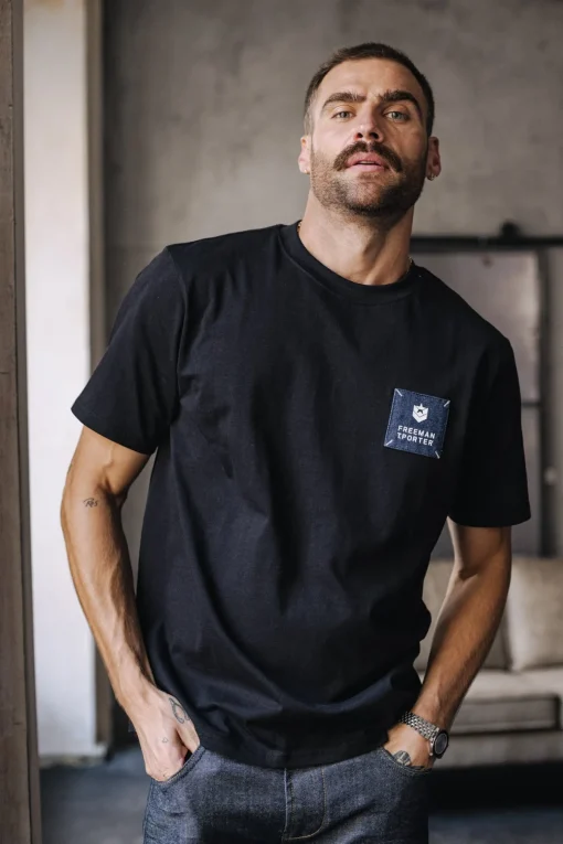 T-Shirts & Polos*Freeman T. Porter Chuck Patch black