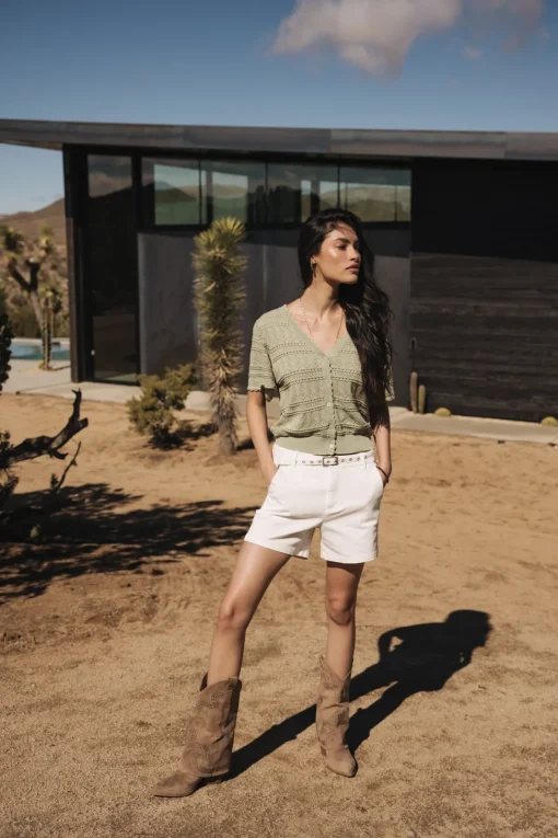 Shorts*Freeman T. Porter Claudia Short Felicita brightwhite