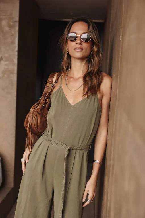Overalls & Dungarees*Freeman T. Porter Corolle Plain deeplichengreen