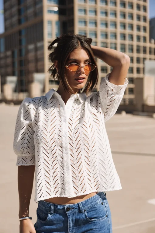 Tops & Shirts*Freeman T. Porter Cresia white