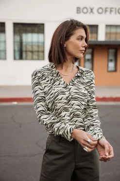 Tops & Shirts*Freeman T. Porter Crizia Green Tiger original
