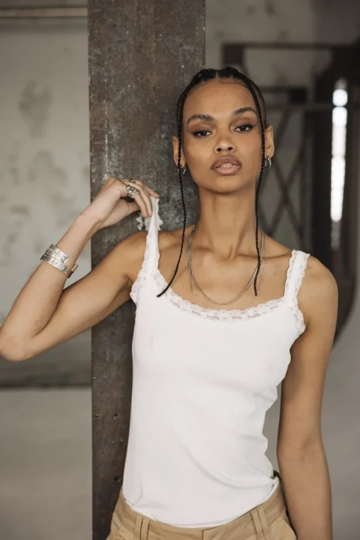 Tops & Shirts*Freeman T. Porter Dansy Lace white
