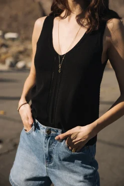 Mesh | Tops & Shirts*Freeman T. Porter Daria Pointelle black
