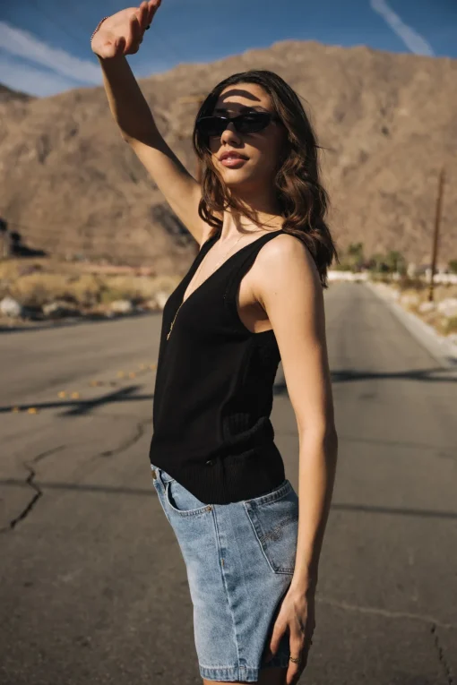 Mesh | Tops & Shirts*Freeman T. Porter Daria Pointelle black