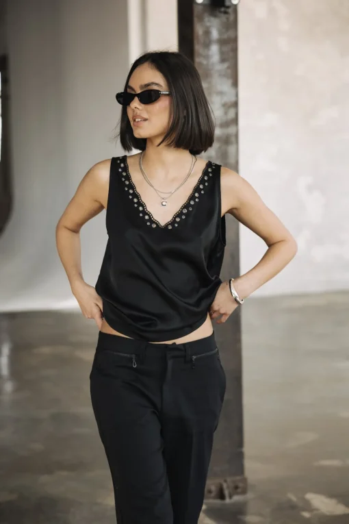 Tops & Shirts*Freeman T. Porter Dila Plain black