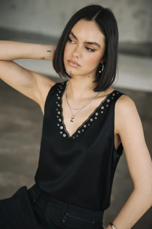 Tops & Shirts*Freeman T. Porter Dila Plain black