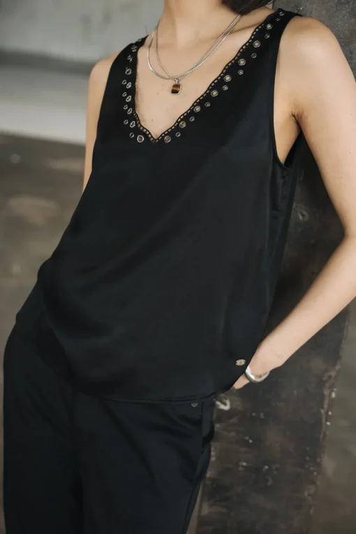 Tops & Shirts*Freeman T. Porter Dila Plain black