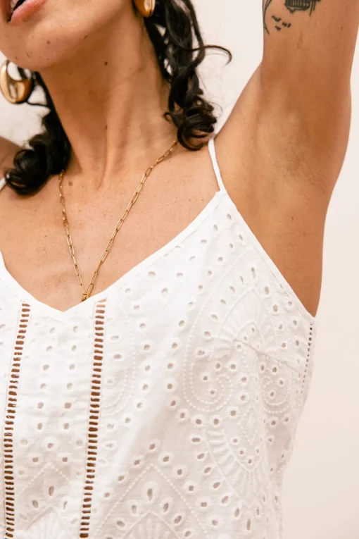 Tops & Shirts*Freeman T. Porter Dineta Summer Lace white