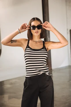 Mesh | Tops & Shirts*Freeman T. Porter Dolores Stripes irishcream