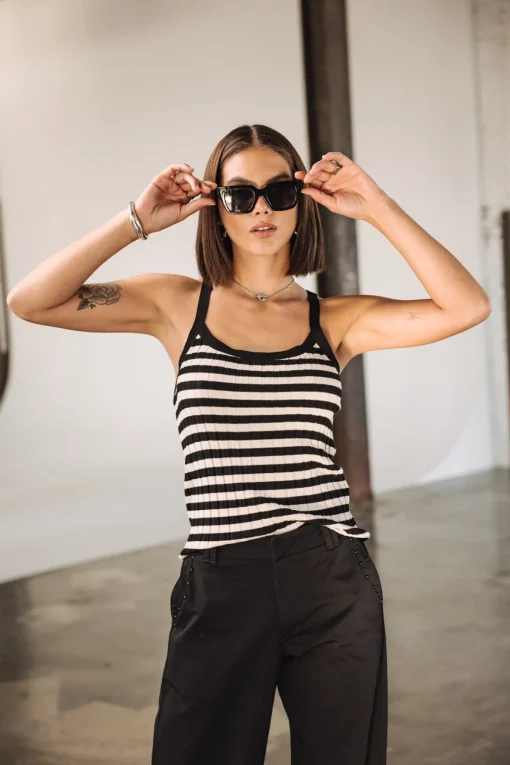 Mesh | Tops & Shirts*Freeman T. Porter Dolores Stripes irishcream