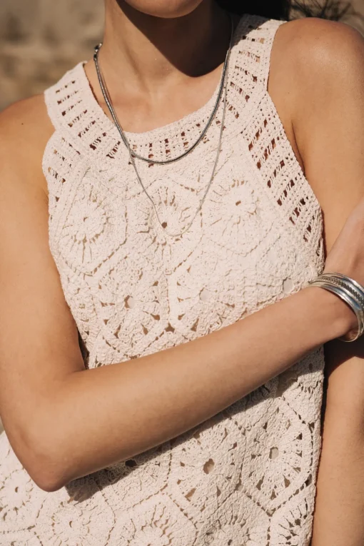 Tops & Shirts*Freeman T. Porter Donia Crochet ecru