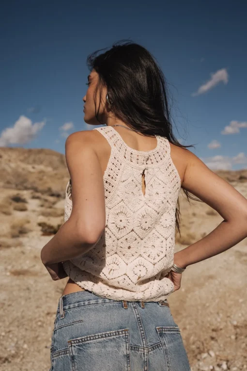 Tops & Shirts*Freeman T. Porter Donia Crochet ecru