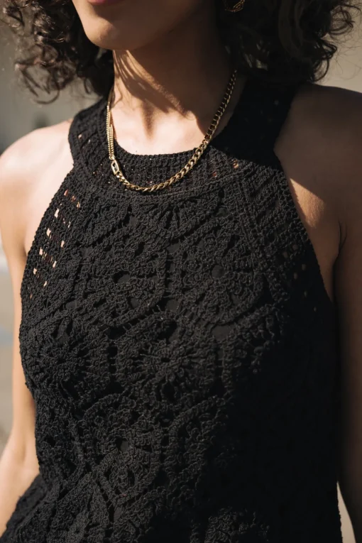 Tops & Shirts*Freeman T. Porter Donia Crochet black