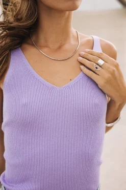 Mesh | Tops & Shirts*Freeman T. Porter Doriana Rib lavender