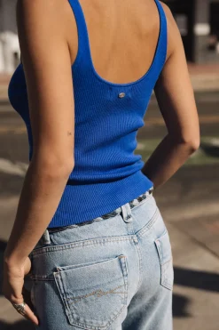 Mesh | Tops & Shirts*Freeman T. Porter Doriana Rib dazzlingblue