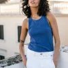 Tops & Shirts*Freeman T. Porter Dorine Rib dazzlingblue