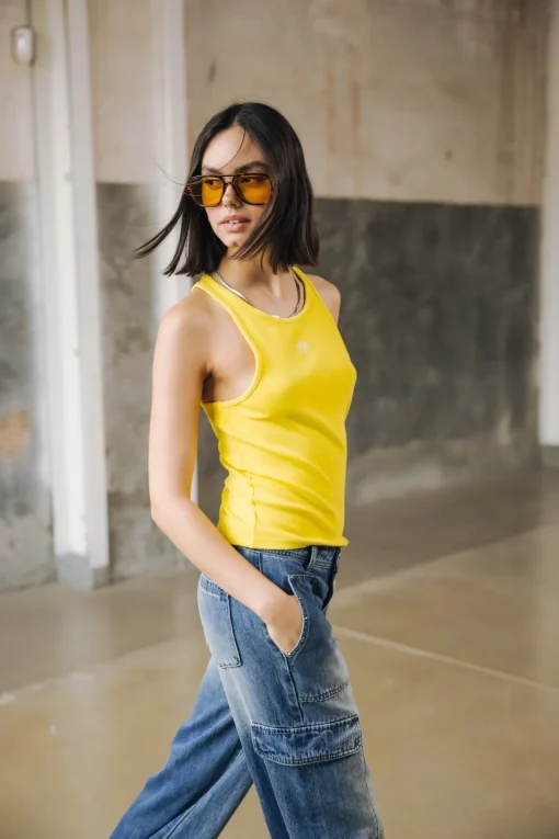 Tops & Shirts*Freeman T. Porter Dorine Rib lemon