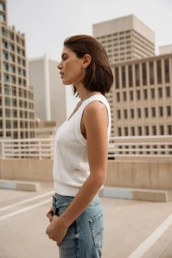 Mesh | Tops & Shirts*Freeman T. Porter Dulcia Mesh offwhite